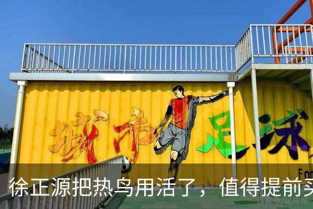徐正源把热鸟用活了，值得提前买断 17岁新星有国脚潜力 瓦吉奇被弃